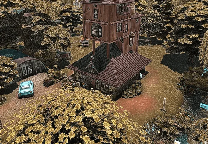 The Weasley's Burrow - Harry Potter - NO CC