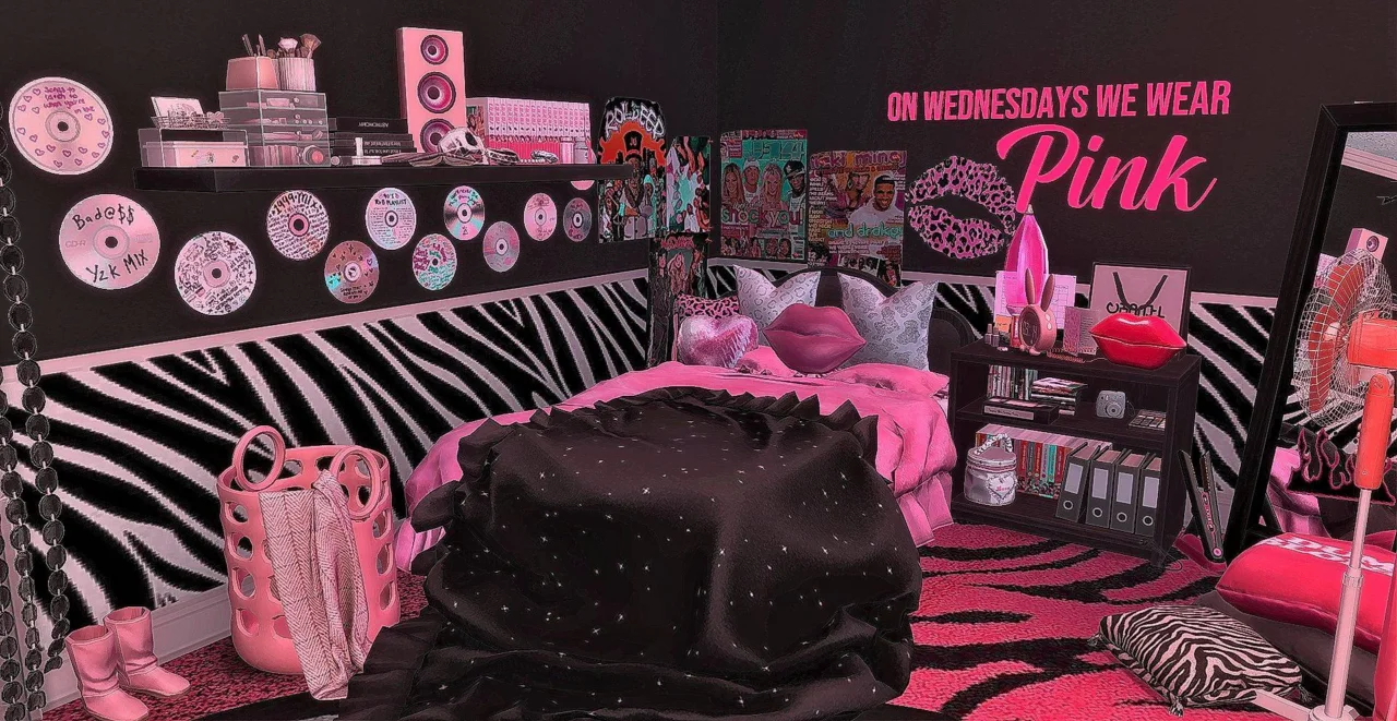 Y2K Baddie Bedroom - Hot Pink Glam!
