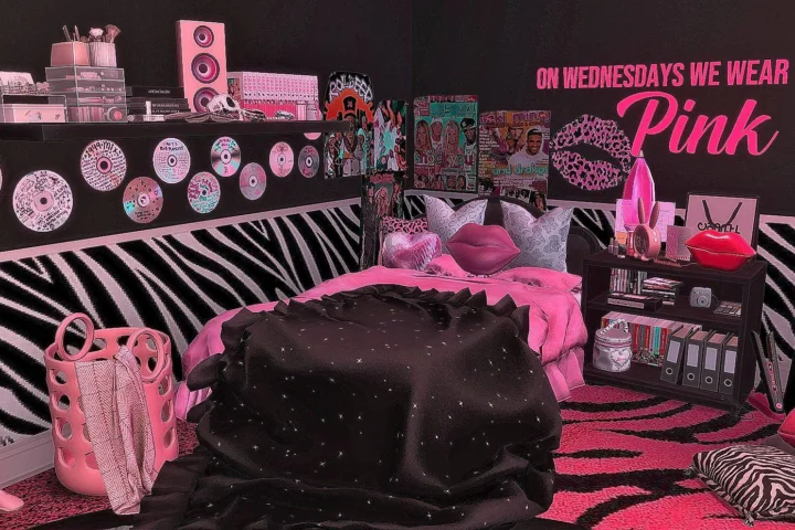 Y2K Baddie Bedroom - Hot Pink Glam!