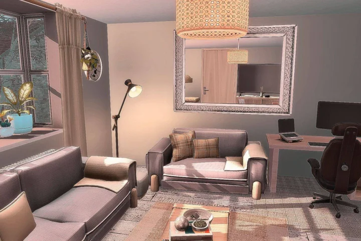 Casual Cozy Living Room