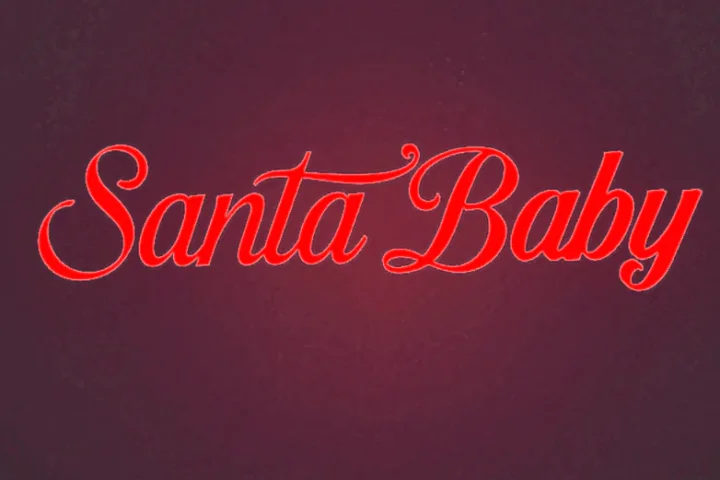 Santa Baby - Christmas Wall Light