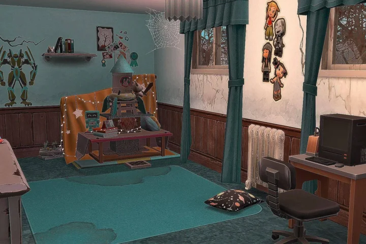 Messy Rundown Boys Bedroom