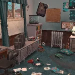 Messy Rundown Boys Bedroom