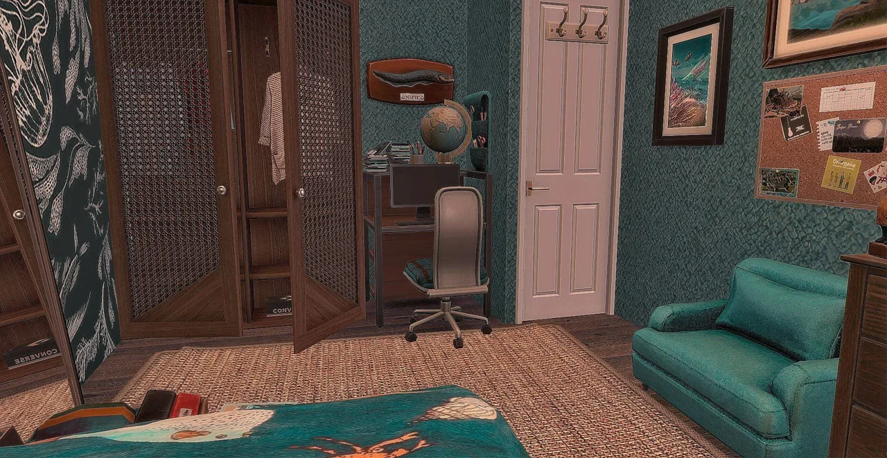Marine Dreams - Uni Student - Marine Biologists Bedroom