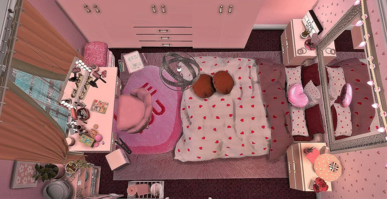 Bae's Bedroom - Cute Pink Bedroom