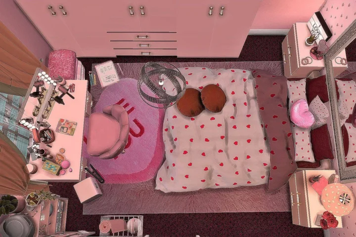 Bae's Bedroom - Cute Pink Bedroom
