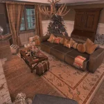 Cozy Cottage Christmas - Living Room