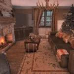 Cozy Cottage Christmas - Living Room