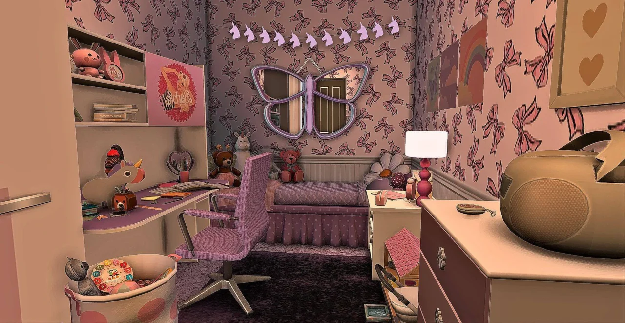 Purple Pop - Little Girls Bedroom