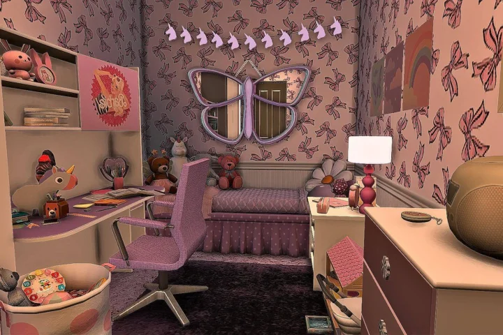 Purple Pop - Little Girls Bedroom