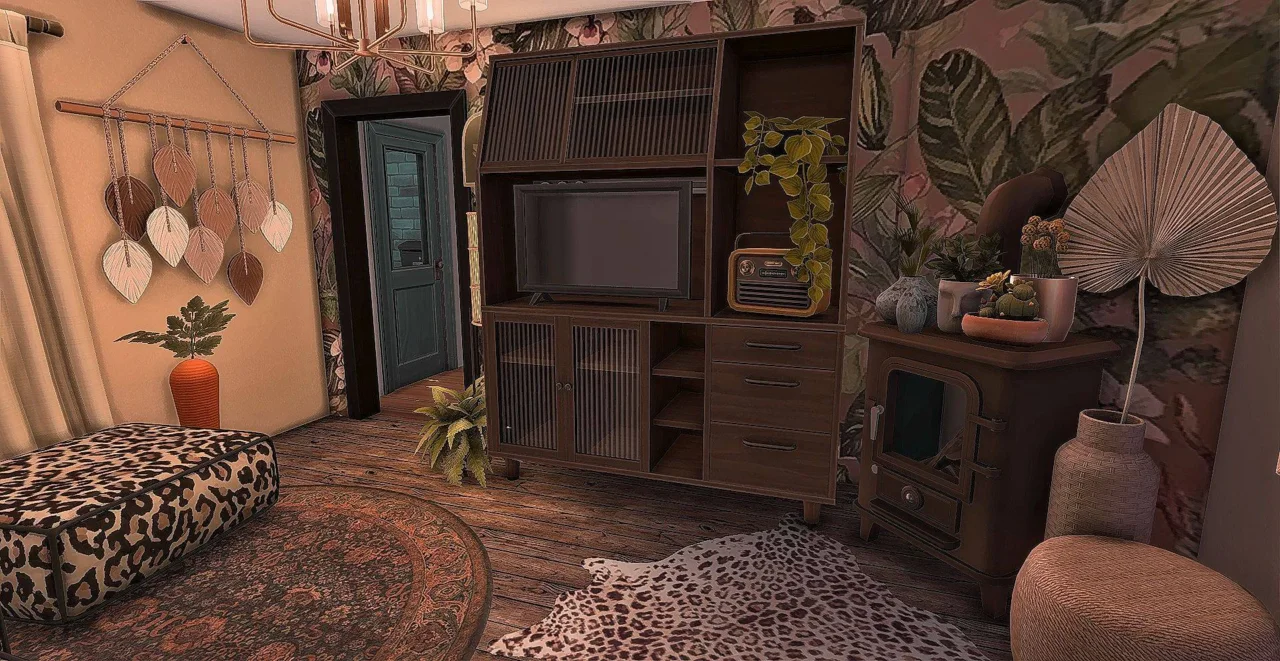 Afro-Boho - Afrocentric Style - Cozy Living Room