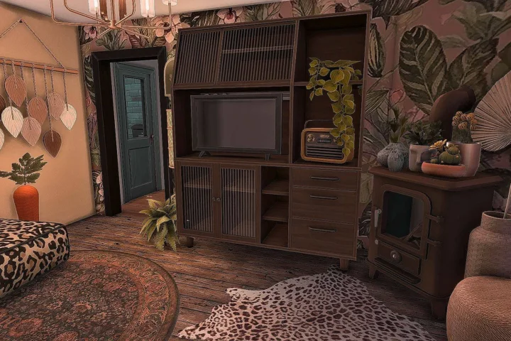 Afro-Boho - Afrocentric Style - Cozy Living Room