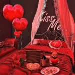Valentines Suprise - Romantic Red Bedroom