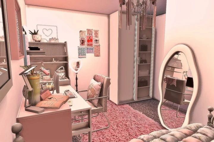 Soft Blush - Cozy Gamer Bedroom