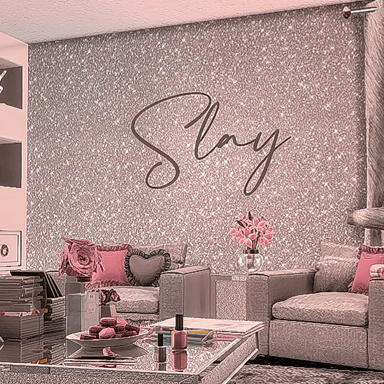 Single & Lovin' It- Independant Woman - Luxe Glam Living Room