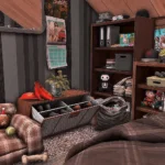 High School Drop-Out - Gaming Nook - Messy Teenagers Attic Bedroom