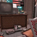High School Drop-Out - Gaming Nook - Messy Teenagers Attic Bedroom