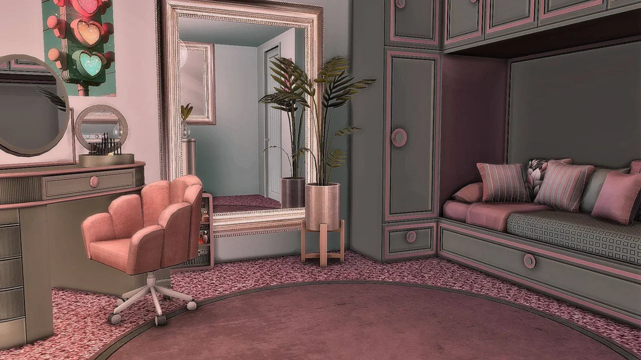 The Blush & Bloom Suite - Stylish Art Deco -ish Bedroom