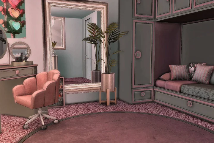 The Blush & Bloom Suite - Stylish Art Deco -ish Bedroom