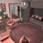 The Blush & Bloom Suite - Stylish Art Deco -ish Bedroom