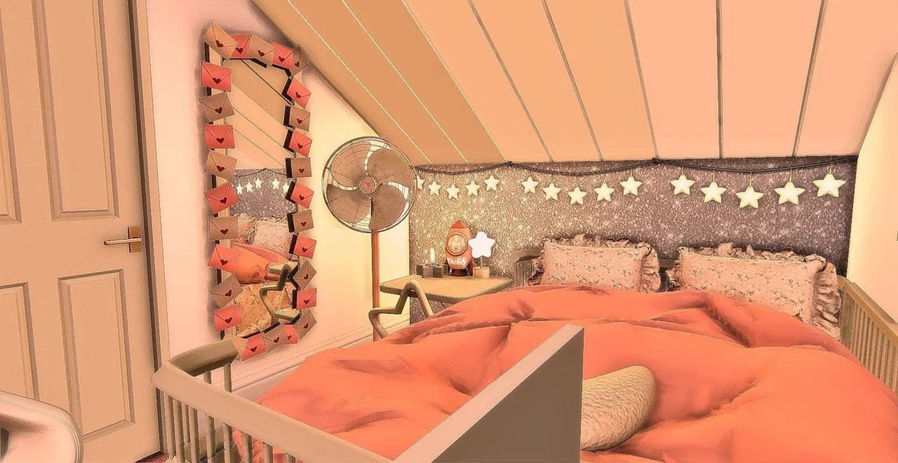 Blush Starlight Haven - Cozy - Bedroom