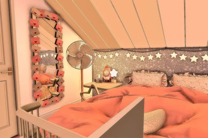Blush Starlight Haven - Cozy - Bedroom