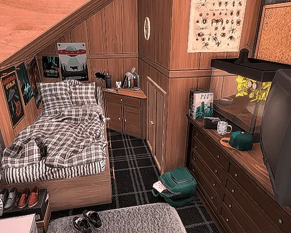 The Cozy Corner Loft - Tiny Boys Bedroom - Teen Room