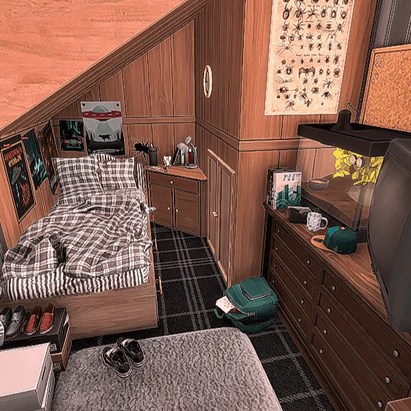 The Cozy Corner Loft - Tiny Boys Bedroom - Teen Room