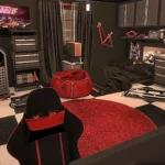 Redline Garage Den - Car Enthusiast's Bedroom - JDM Style Boys Room