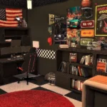 Redline Garage Den - Car Enthusiast's Bedroom - JDM Style Boys Room