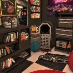 Redline Garage Den - Car Enthusiast's Bedroom - JDM Style Boys Room