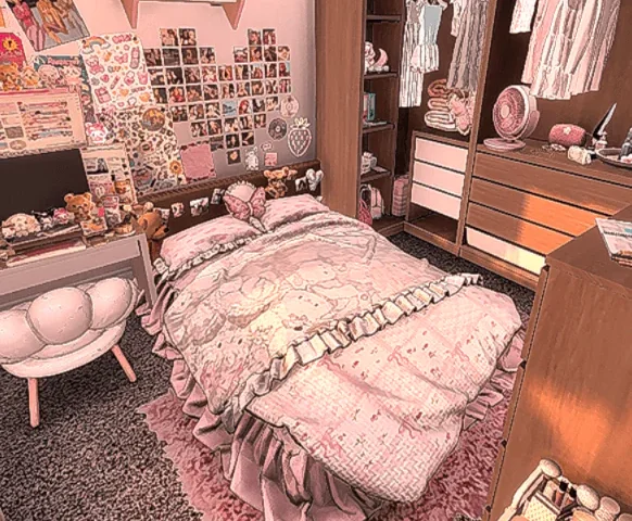Cozy Kawaii - Soft Pastel Kawaii Bedroom