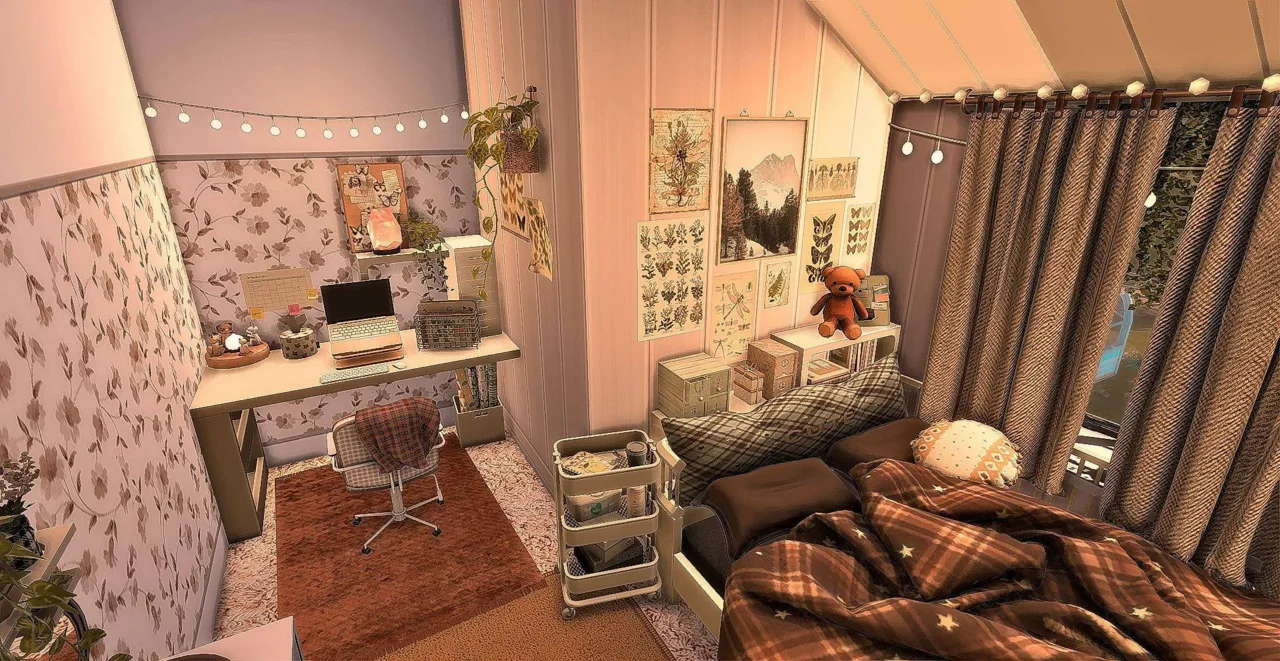 The Nature Nook - Tiny Bedroom - Woodland Nook