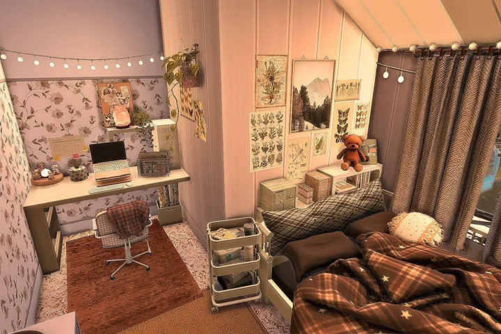 The Nature Nook - Tiny Bedroom - Woodland Nook