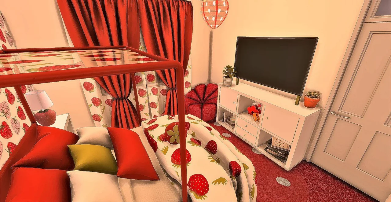 Strawberry Dreams - A Very Fruity Bedroom