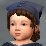 TSM Handkerchief Cap with Hair