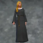 Medieval Monk's Clothing Chest