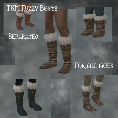 TSM Fuzzy Boots for All Ages