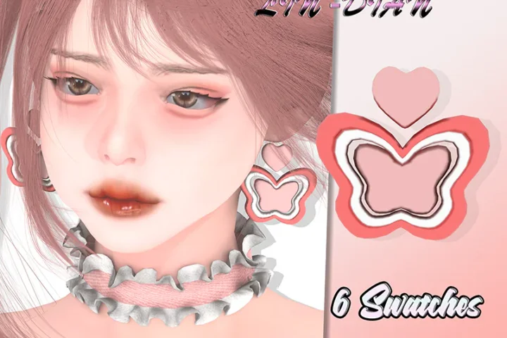 LIN-DIAN_Butterfly Earrings