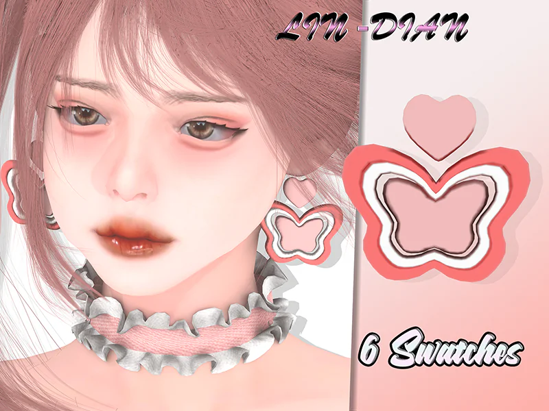 LIN-DIAN_Butterfly Earrings