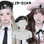 LIN-DIAN Diamond Beret