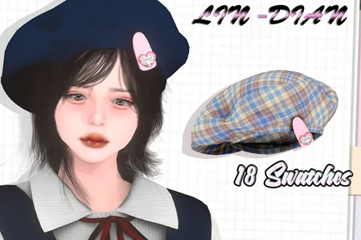 LIN-DIAN_Berets Hat