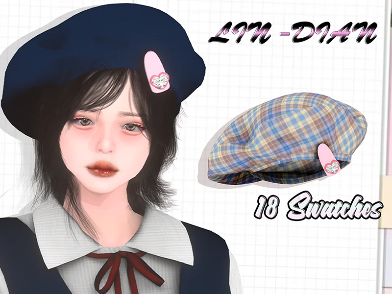 LIN-DIAN_Berets Hat
