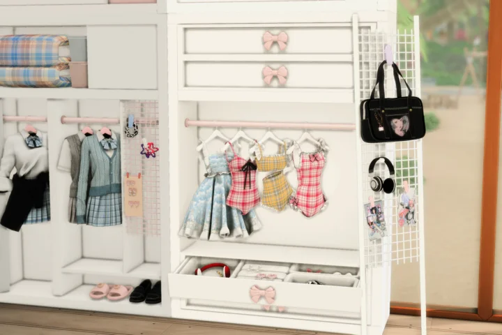 Wardrobe and clothes
