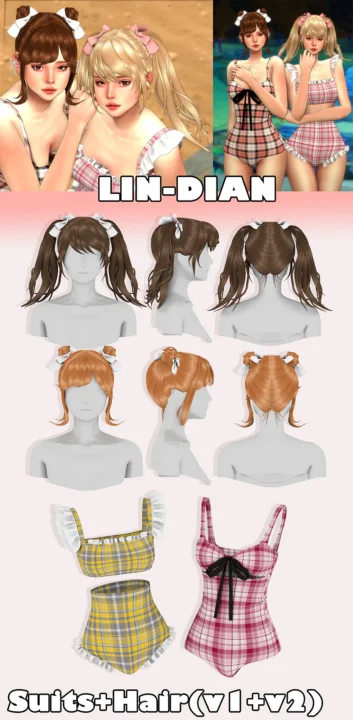 LIN-DIAN swimsuit V1+2