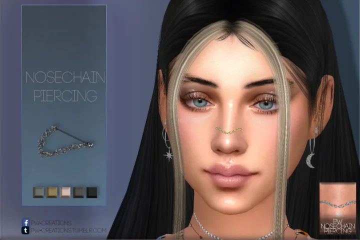 Nose Chain Piercing