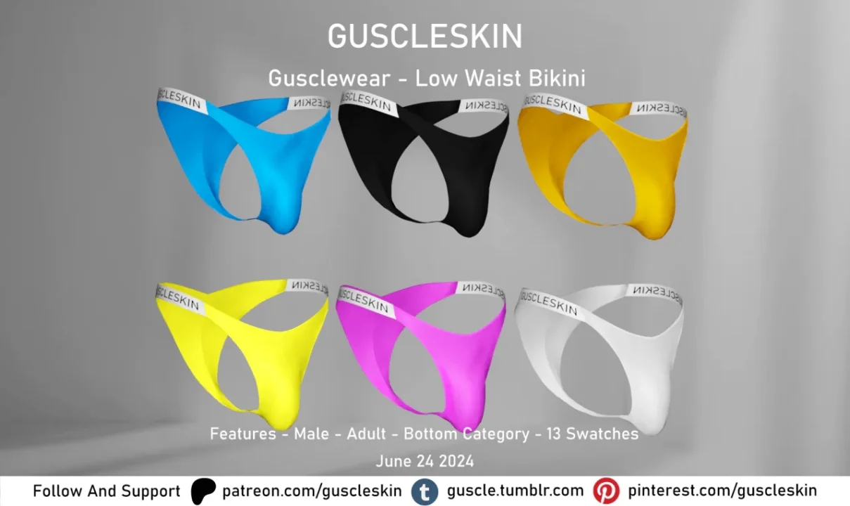 Gusclewear - Low Waist Bikini