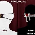 LIN-DIAN Vintage Eye Mask Set