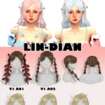 LIN-DIAN Ribbon Hair Set