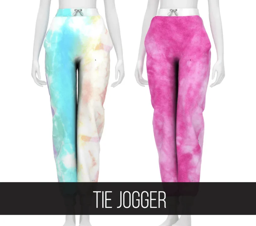 Fifthscreations - Tie Bottom Jogger Women Clothes
